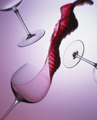 Self promotion Wine Glass Spilling